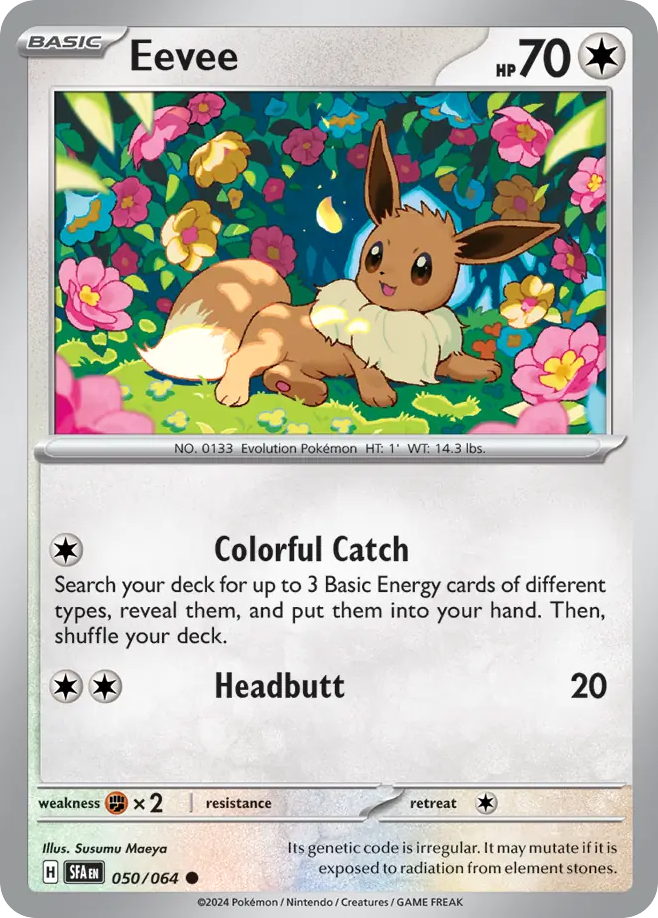 Eevee - 050/064 - Shrouded Fable (Reverse Holo)