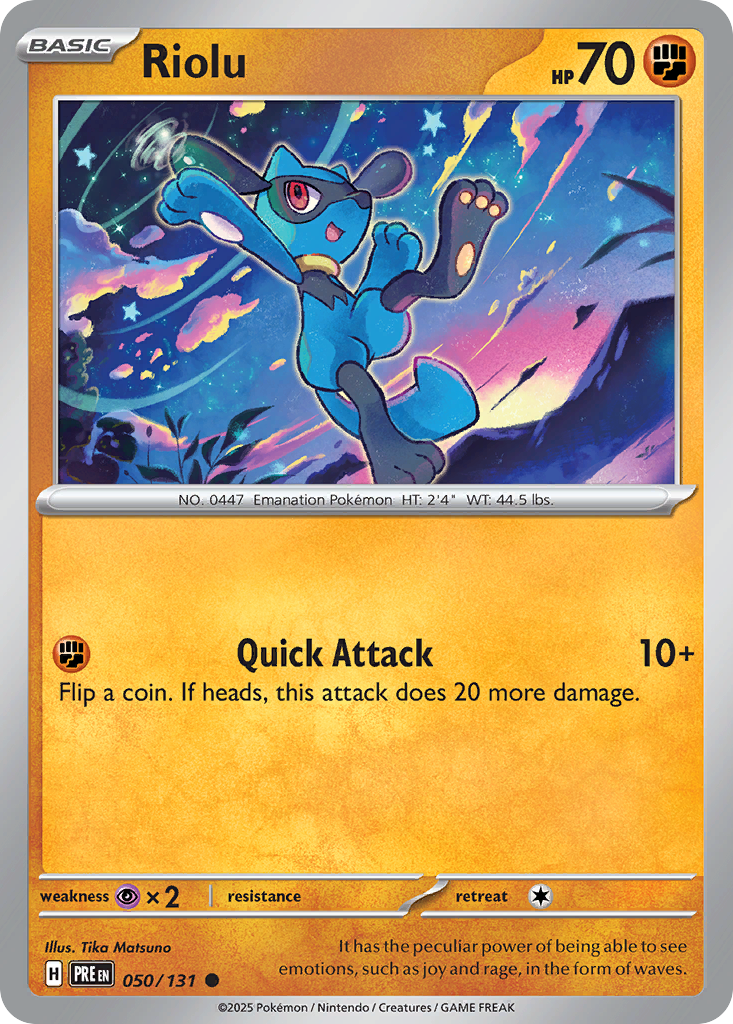 Riolu- 050/131 - Prismatic Evolutions
