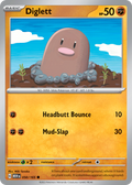 Diglett - 050/165 -SV: Scarlet & Violet 151 (MEW)