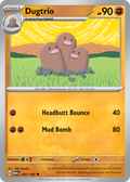 Dugtrio - 051/165 -SV: Scarlet & Violet 151 (MEW)