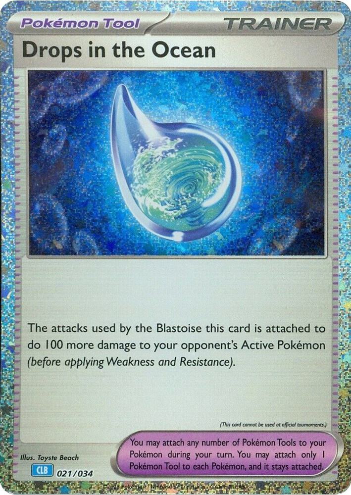 Drops in the Ocean - 021/034 - Trading Card Game Classic