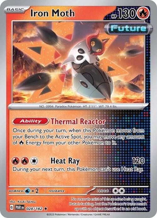Iron Moth - 028/182 - Paradox Rift (Cosmos Holo)