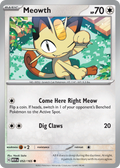 Meowth - 052/165 -SV: Scarlet & Violet 151 (MEW)