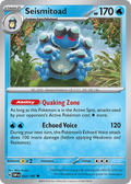 Seismitoad - 052/197 - Obsidian Flames (Reverse Holo)