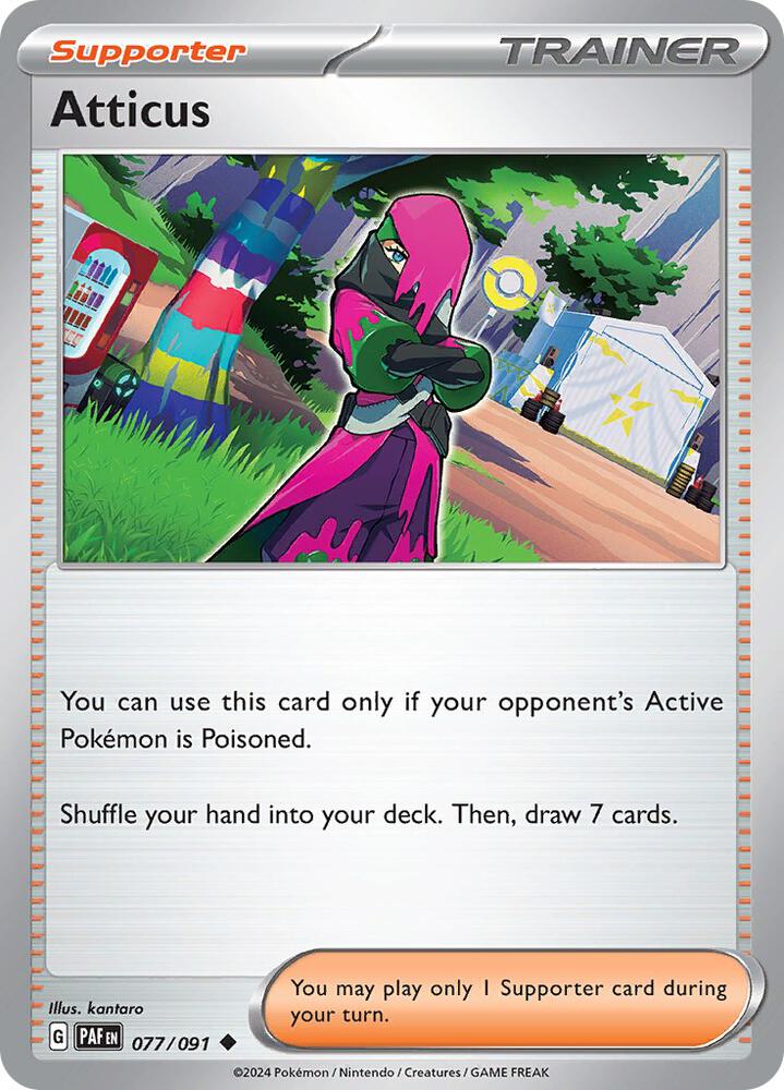 Atticus - 077/091 - Paldean Fates