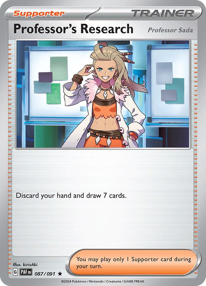 Professor's Research - 087/091 - SV: Paldean Fates (Reverse Holo)