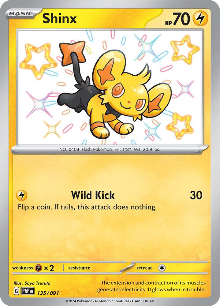 Shinx - 135/091 - SV: Paldean Fates (PAF)