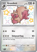 Greedent - 206/091 - SV: Paldean Fates (PAF)