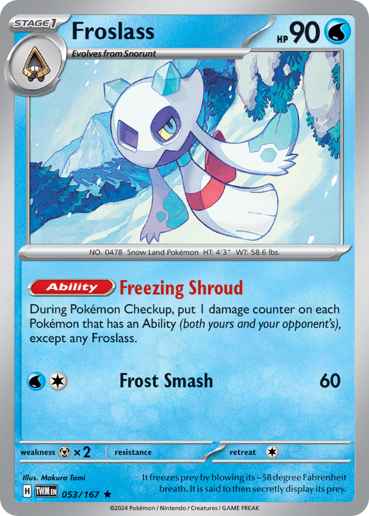 Froslass - 053/167 - Twilight Masquerade (Holo)