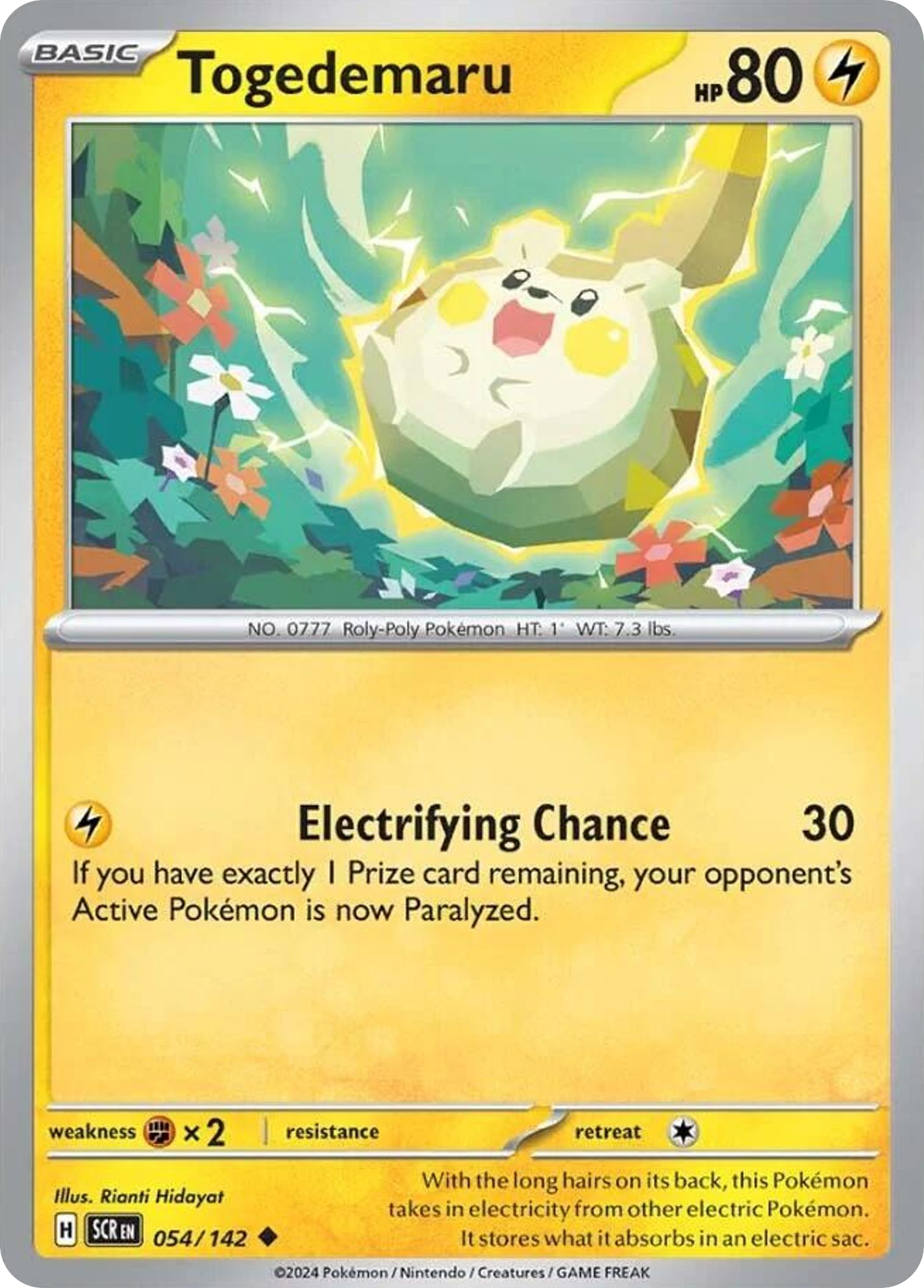 Togedemaru- 054/142 - Stellar Crown