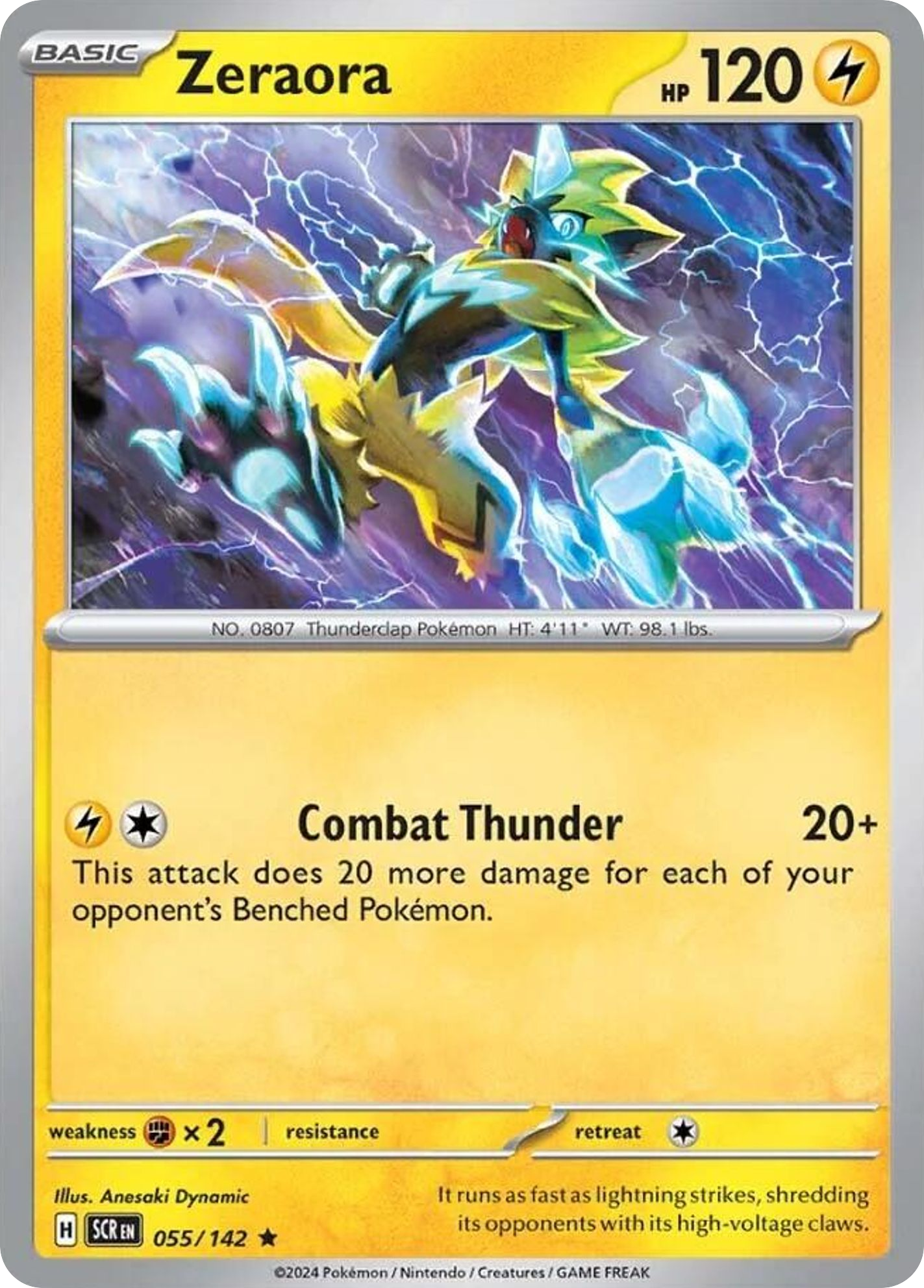 Zeraora - 055/142 - Stellar Crown (Holo)