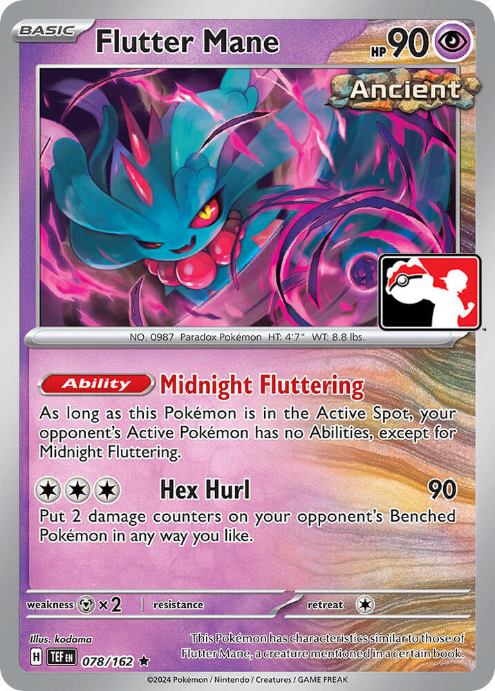 Flutter Mane - 078/162 - Temporal Forces (League Stamp)