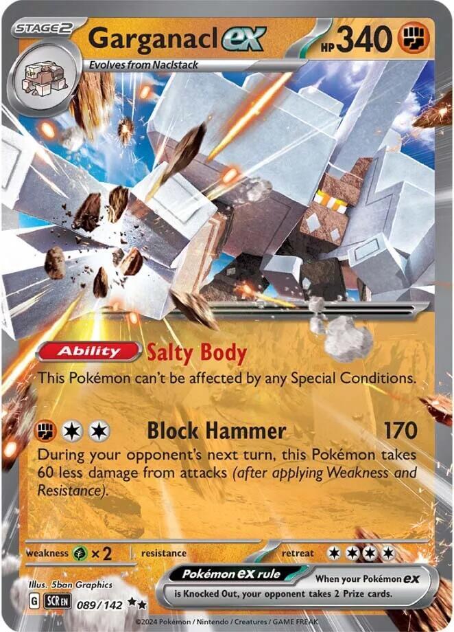 Garganacl ex - 089/142 - SV07: Stellar Crown (SCR)