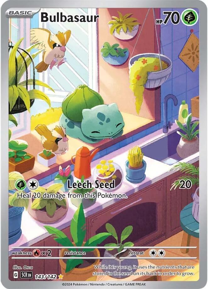 Bulbasaur - 143/142 - SV07: Stellar Crown