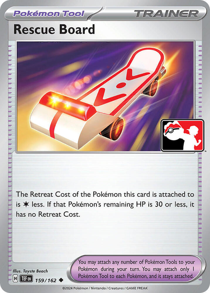 Rescue Board - 159/162 - Temporal Forces (League Stamp Holo)