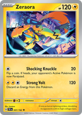 Zeraora - 057/162 - Temporal Forces (Reverse Holo)