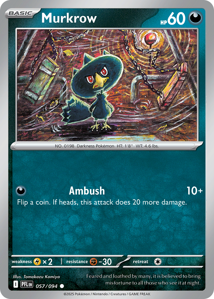 Murkrow- 057/094 - Phantasmal Flames