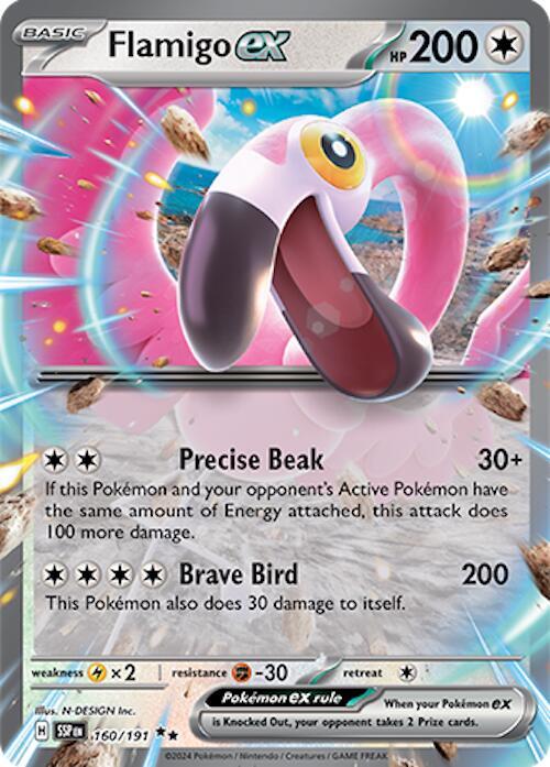 Flamigo ex - 160/191 - SV08: Surging Sparks (SSP)