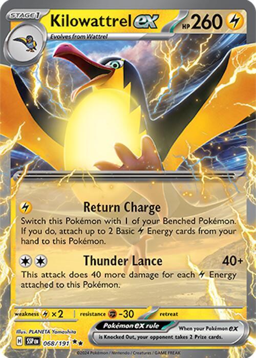 Kilowattrel ex - 068/191 - SV08: Surging Sparks (SSP)