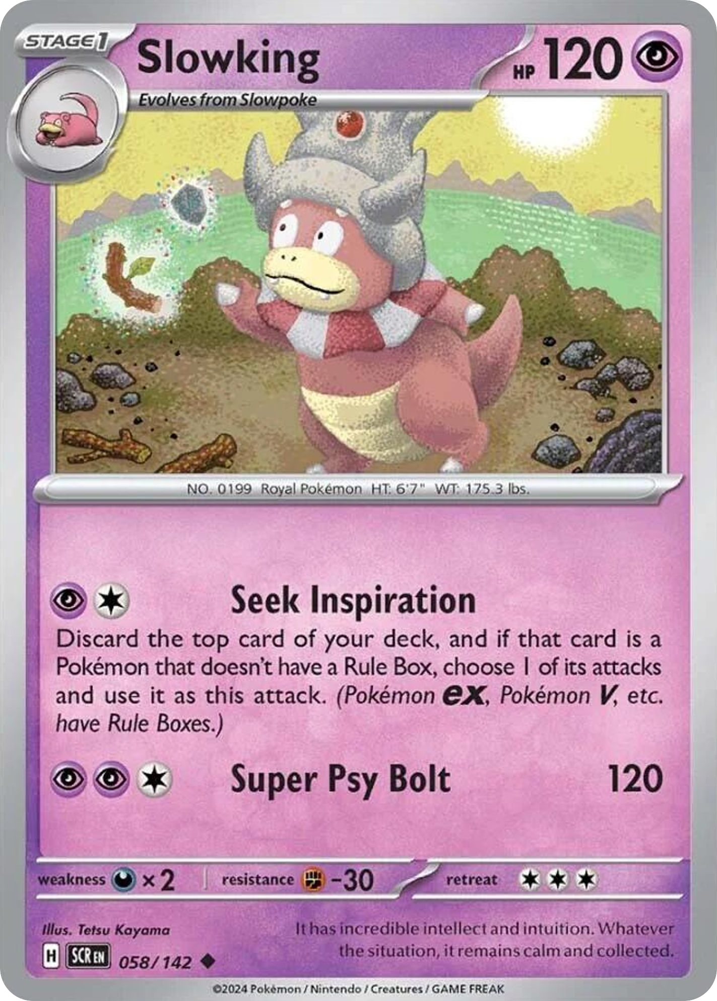 Slowking- 058/142 - Stellar Crown