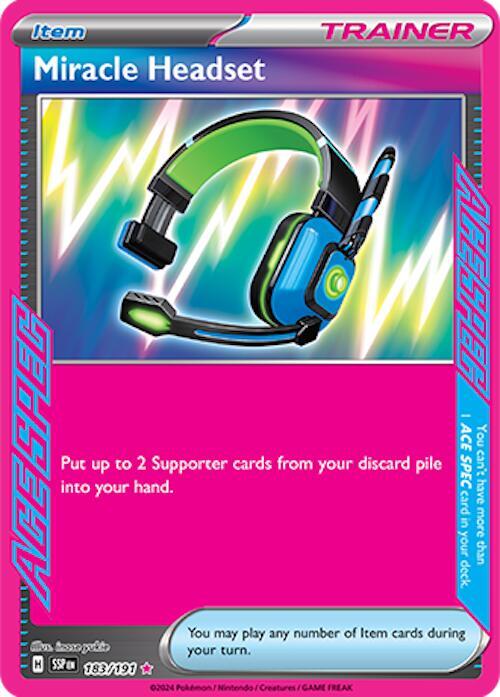 Miracle Headset - 183/191 - SV08: Surging Sparks (SSP)