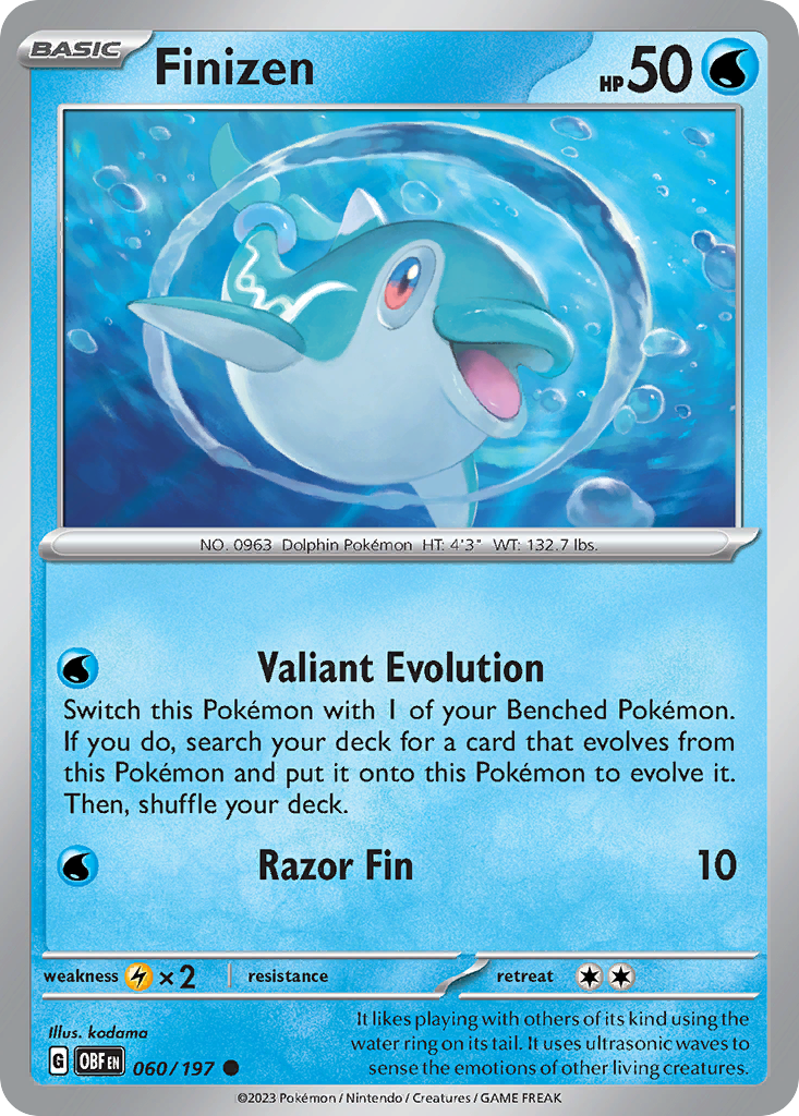 Finizen - 060/197 - Obsidian Flames (Reverse Holo)