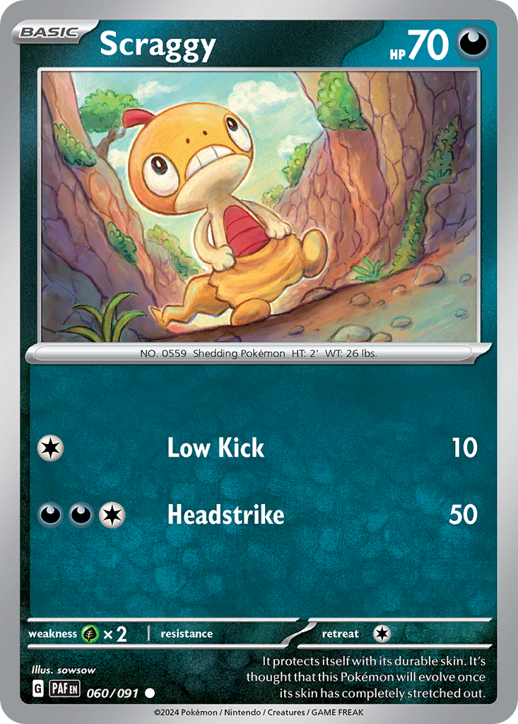 Scraggy - 060/091 - Paldean Fates
