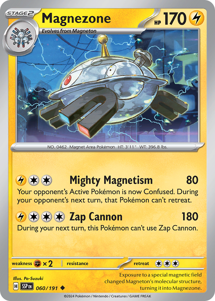 Magnezone- 060/191 - Surging Sparks (Reverse Holo)