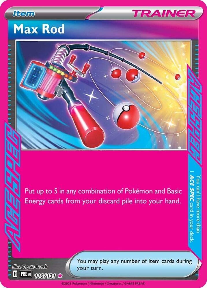 Max Rod - 116/131 - SV: Prismatic Evolutions (PRE)