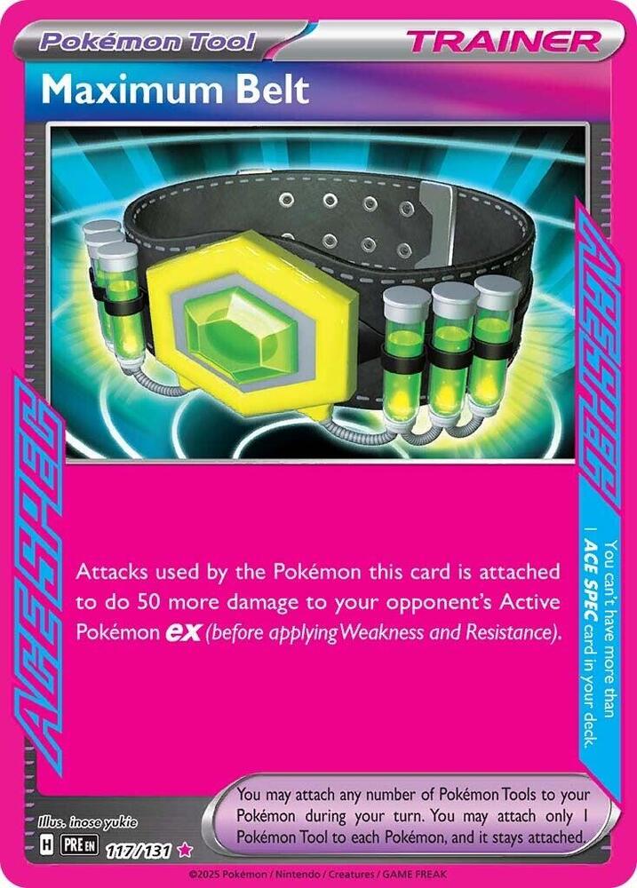 Maximum Belt - 117/131 - SV: Prismatic Evolutions (PRE)
