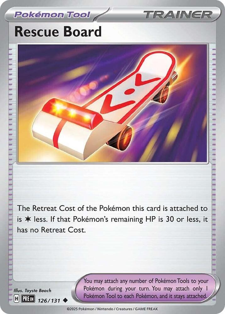 Rescue Board - 126/131 - SV: Prismatic Evolutions (Reverse Holo)