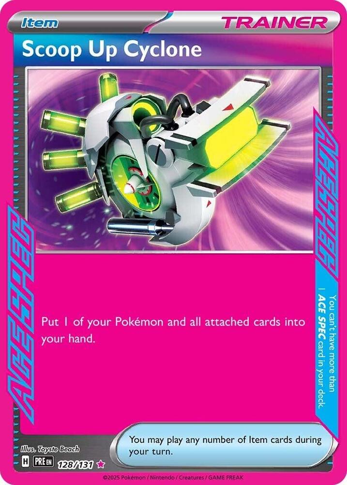 Scoop Up Cyclone - 128/131 - SV: Prismatic Evolutions (PRE)