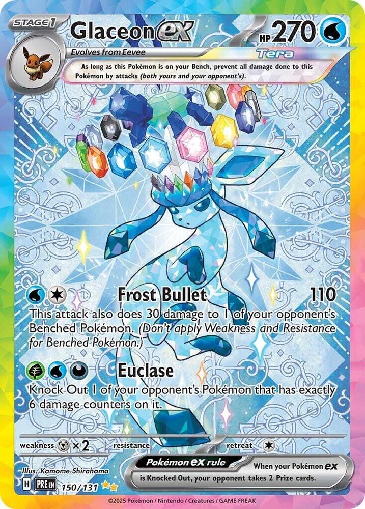 Glaceon ex - 150/131  - SV: Prismatic Evolutions