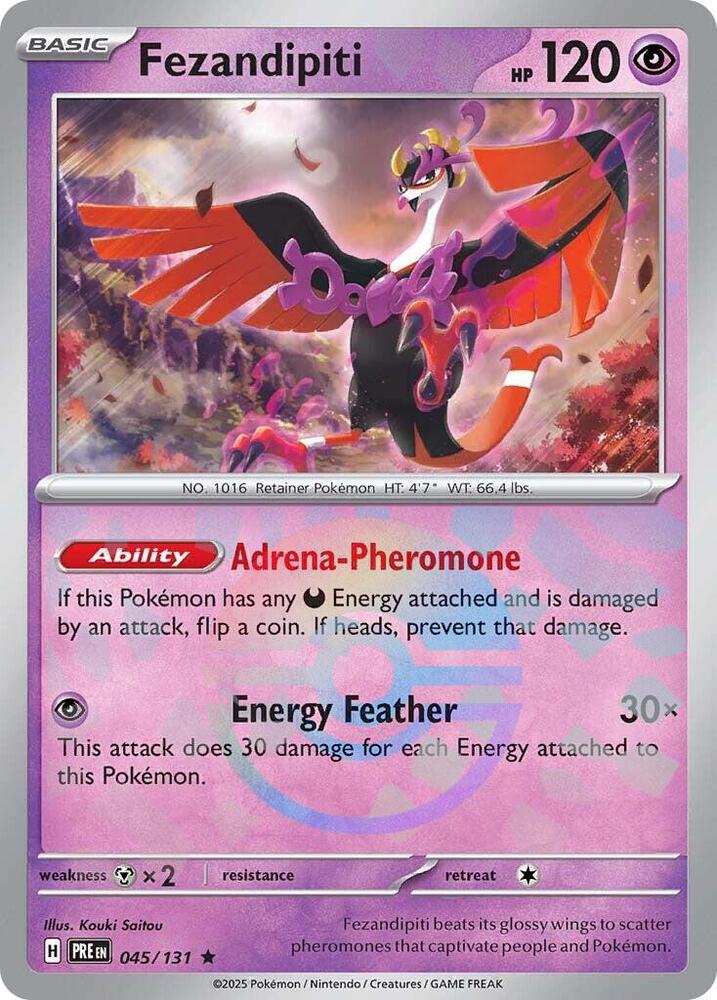 Fezandipiti - 045/131 - SV: Prismatic Evolutions (PRE) (Poke Ball Pattern)