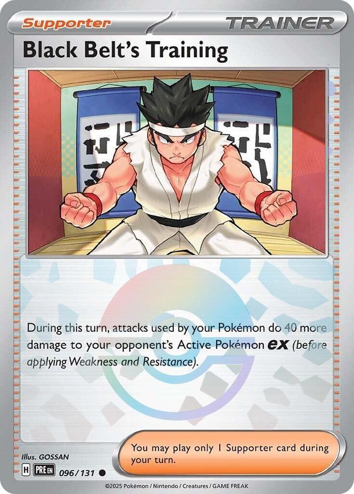 Black Belt's Training - 096/131 - SV: Prismatic Evolutions (PRE) (Poke Ball Pattern)