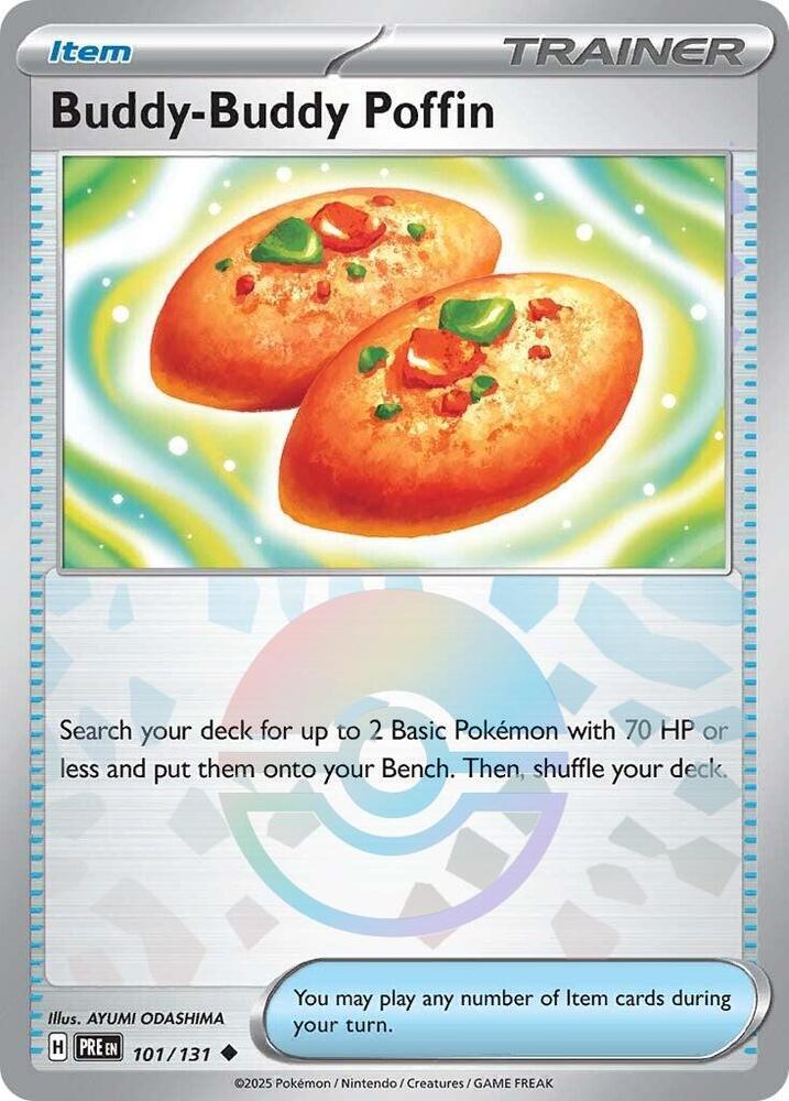 Buddy-Buddy Poffin - 101/131 - SV: Prismatic Evolutions (PRE) (Poke Ball Pattern)