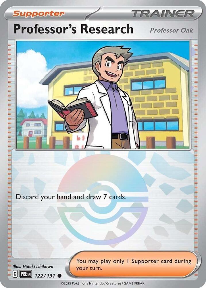 Professor's Research - 122/131 - SV: Prismatic Evolutions (PRE) (Poke Ball Pattern)