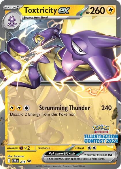 Toxtricity ex - 215/225 - SVP Black Star Promos (svp) (Illustration Contest 2024)