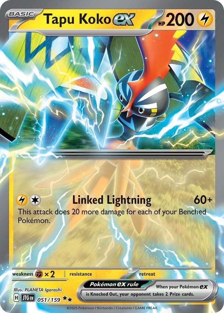 Tapu Koko ex - 051/159 - SV: Journey Together (JTG)