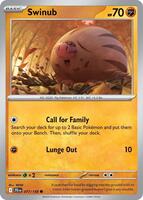Swinub  - 077/159  - Journey Together (Reverse Holo)