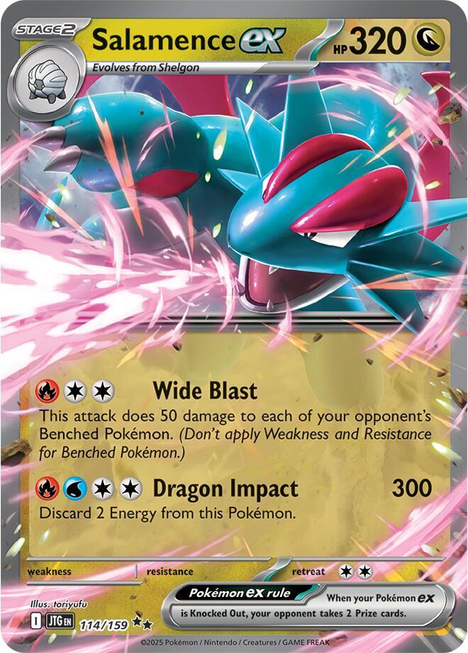Salamence ex - 114/159 - SV: Journey Together (JTG)