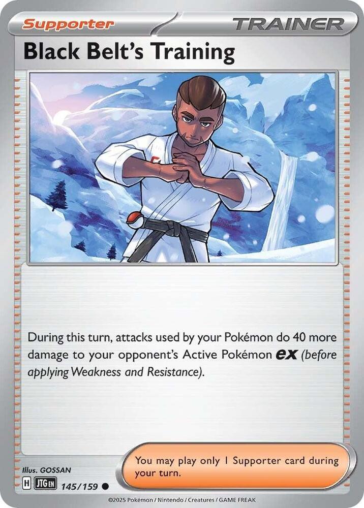 Black Belt's Training - 145/159 - SV09: Journey Together (Reverse Holo)