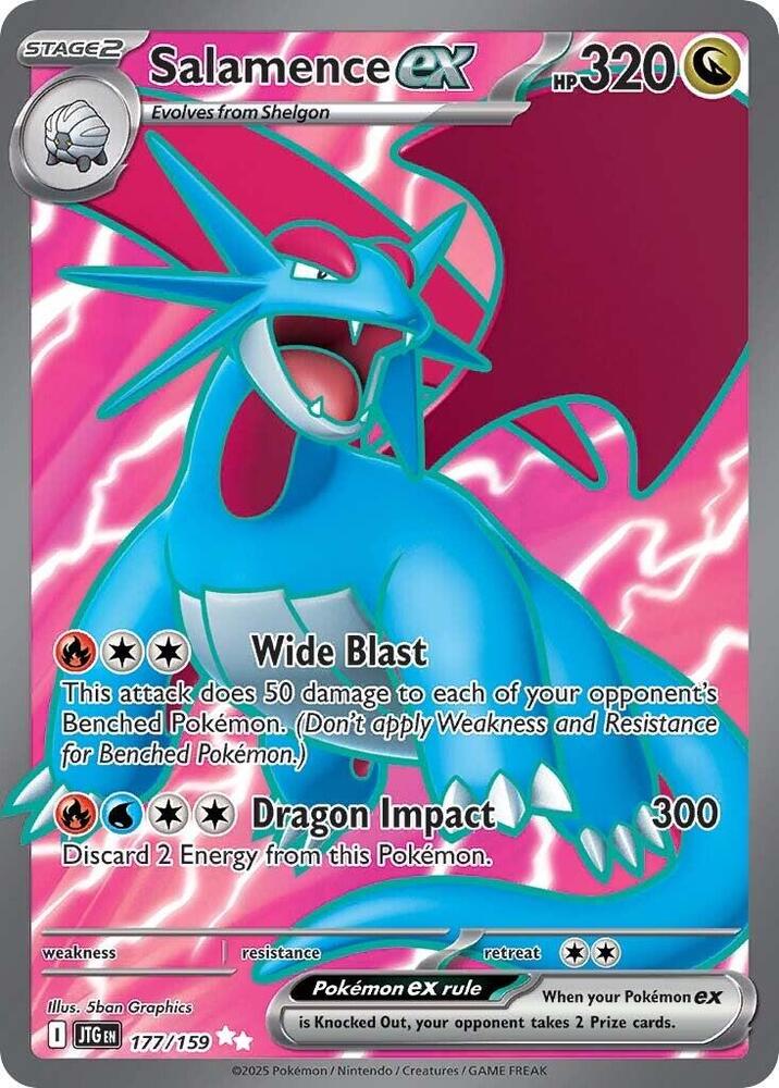 Salamence Ex - 177/159 - SV09: Journey Together
