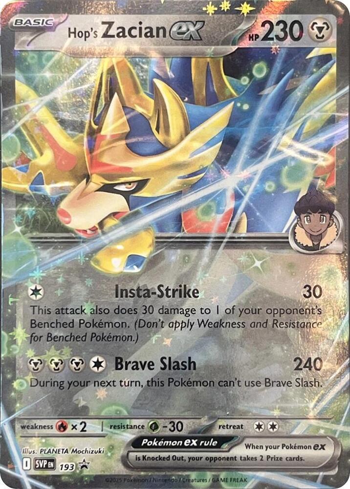 Hop's Zacian ex - 193 - SV: Scarlet & Violet Promo
