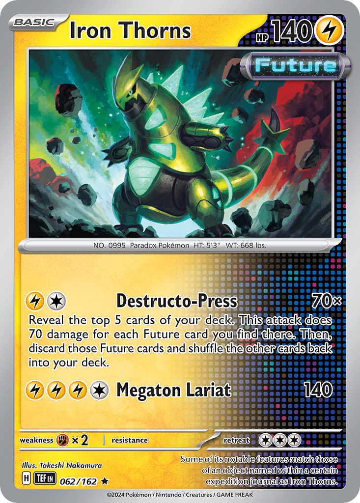 Iron Thorns - 062/162 - Temporal Forces (Reverse Holo)