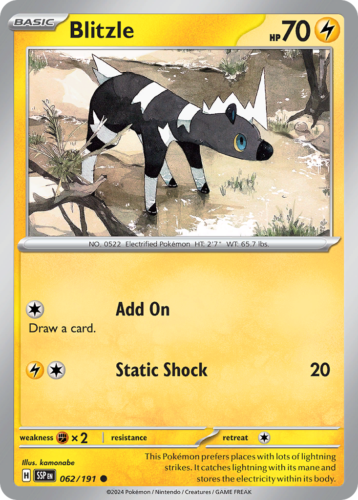 Blitzle- 062/191 - Surging Sparks