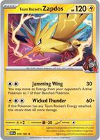 Team Rocket's Zapdos  - 070/182  - Destined Rivals (Reverse Holo)