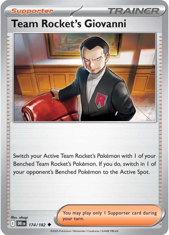 Team Rocket's Giovanni - 174/182 - SV10: Destined Rivals