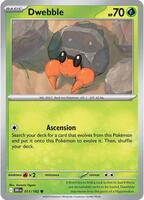 Dwebble  - 011/182  - Destined Rivals (Reverse Holo)