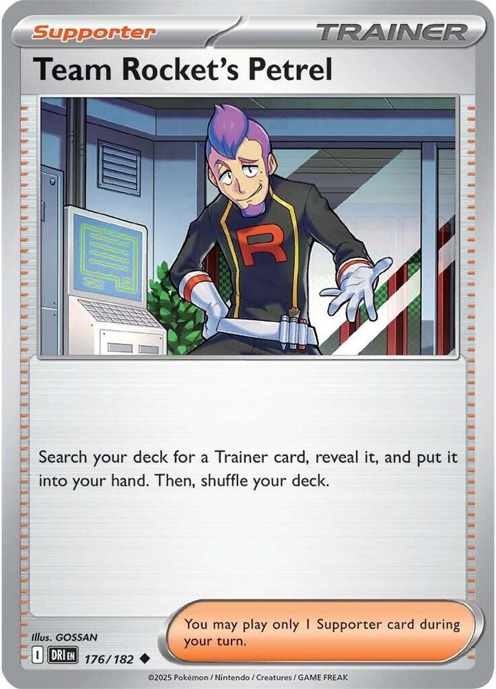 Team Rocket's Petrel - 176/182 - SV10: Destined Rivals (Reverse Holo)